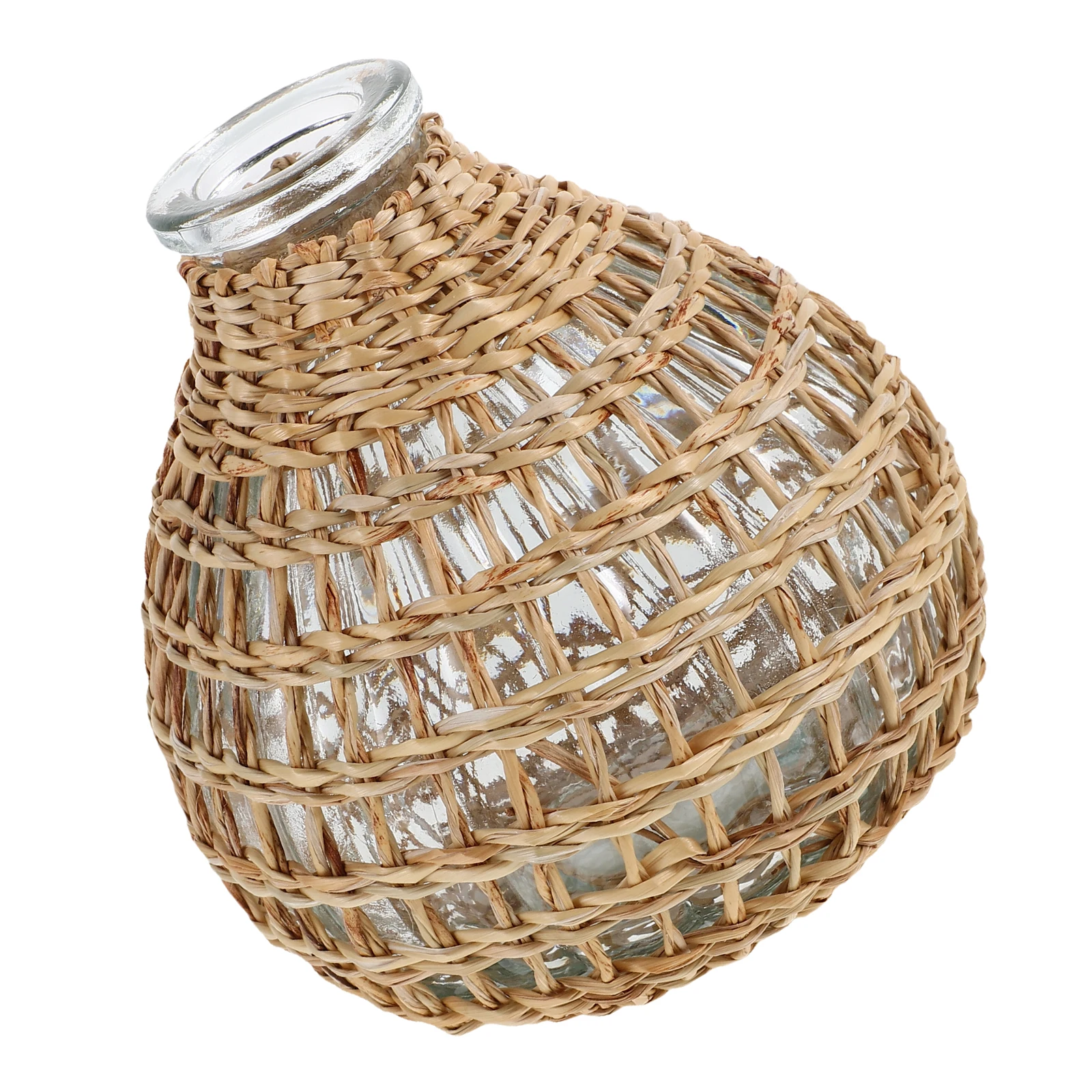 1pc Woven Incense Mouth Glass Vase Home Woven Vase Decor Aromatherapy Home Table Decor Flower Arrangement Durability
1pc Woven Incense Mouth Glass Vase Home Woven Vase Decor Aromatherapy Home Table Decor Flower Arrangement Durability