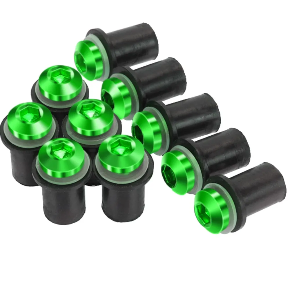 5mm 10pcs Universal motorcycle Windshield Spike Bolts Screw Nuts for KAWASAKI GTR1400 CONCOURS ZX636R ZX6RR ZX10R H2 H2R z800
5mm 10pcs Universal motorcycle Windshield Spike Bolts Screw Nuts for KAWASAKI GTR1400 CONCOURS ZX636R ZX6RR ZX10R H2 H2R z800