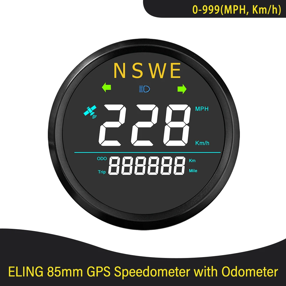 Универсальный цифровой GPS-спидометр для мотоцикла, 12 В, 24 В, 85 мм, 0-999 (MPH, км/ч) для автомобиля, грузовика, автофургона с подсветкой GPS-антенны
Универсальный цифровой GPS-спидометр для мотоцикла, 12 В, 24 В, 85 мм, 0-999 (MPH, км/ч) для автомобиля, грузовика, автофургона с подсветкой GPS-антенны