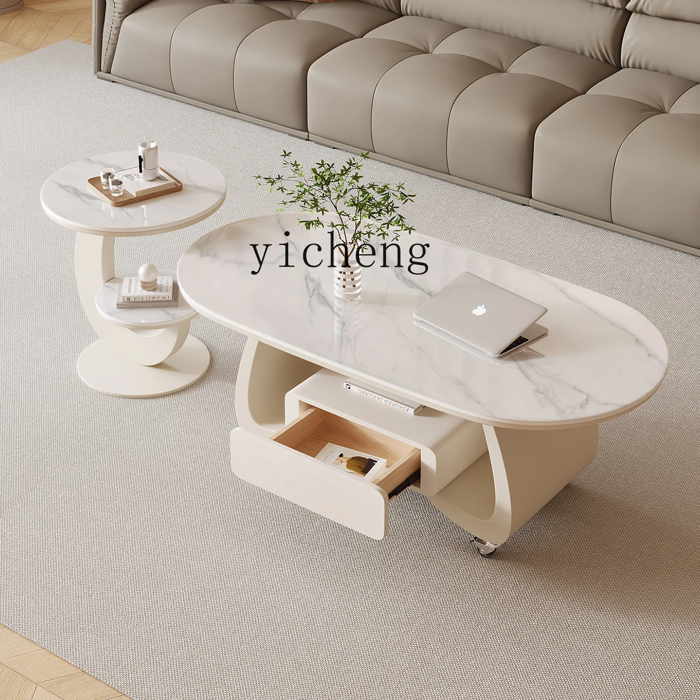 LSL Light Luxury Rock Board Living Room Coffee Table Home Small Apartment Artistic Sense Creative Movable
LSL Light Luxury Rock Board Living Room Coffee Table Home Small Apartment Artistic Sense Creative Movable