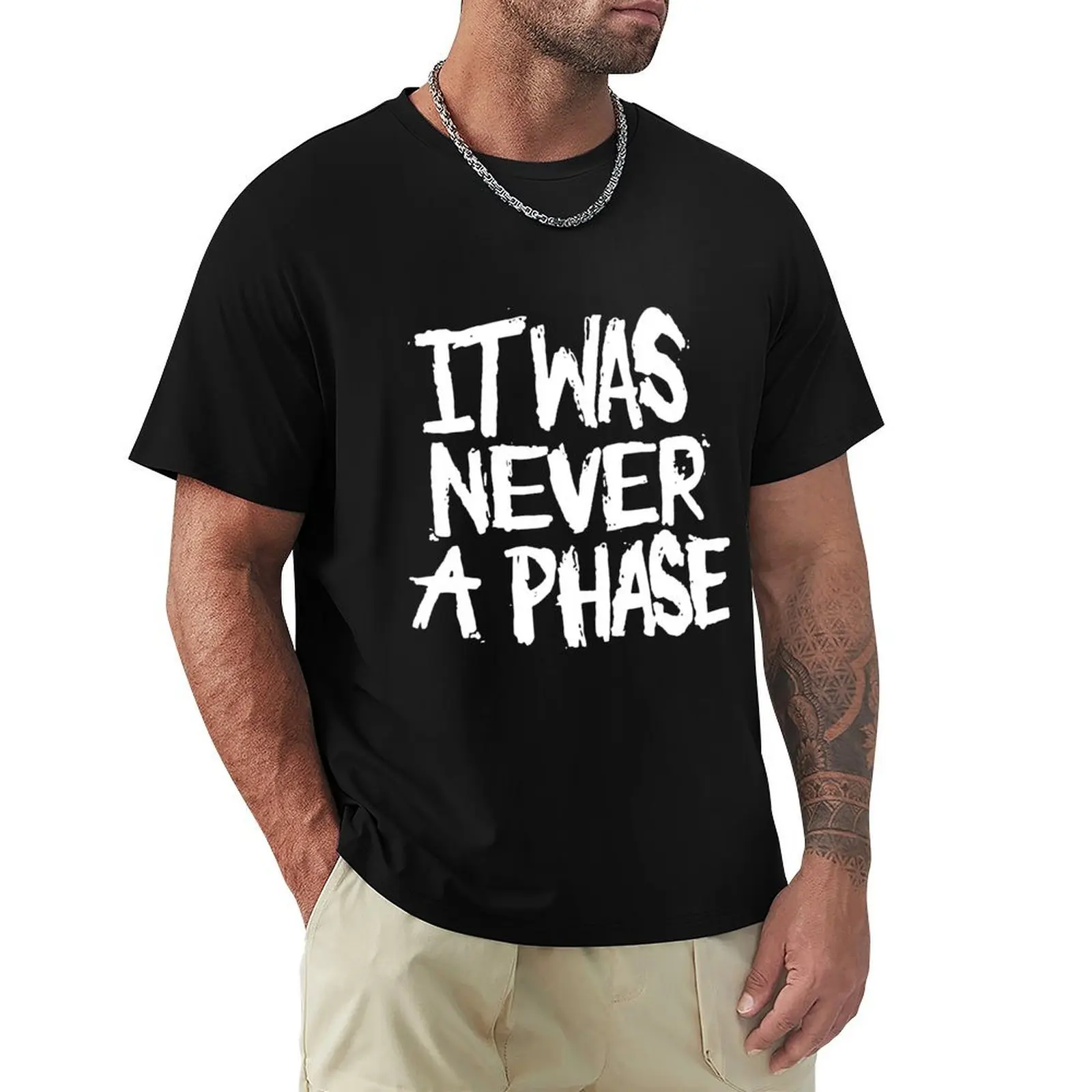 It Was Never A Phase T-Shirt Graphic Print Short Sleeve T-Shirt
It Was Never A Phase T-Shirt Graphic Print Short Sleeve T-Shirt