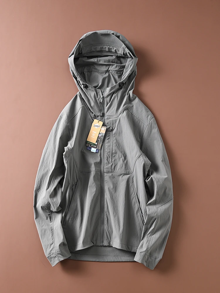 Outdoor Windproof Water-Resistant Lightweight Breathable Hooded Jacket Men's Soft Coat Standard Fit Long Sleeve Zipper ...
Outdoor Windproof Water-Resistant Lightweight Breathable Hooded Jacket Men's Soft Coat Standard Fit Long Sleeve Zipper ...