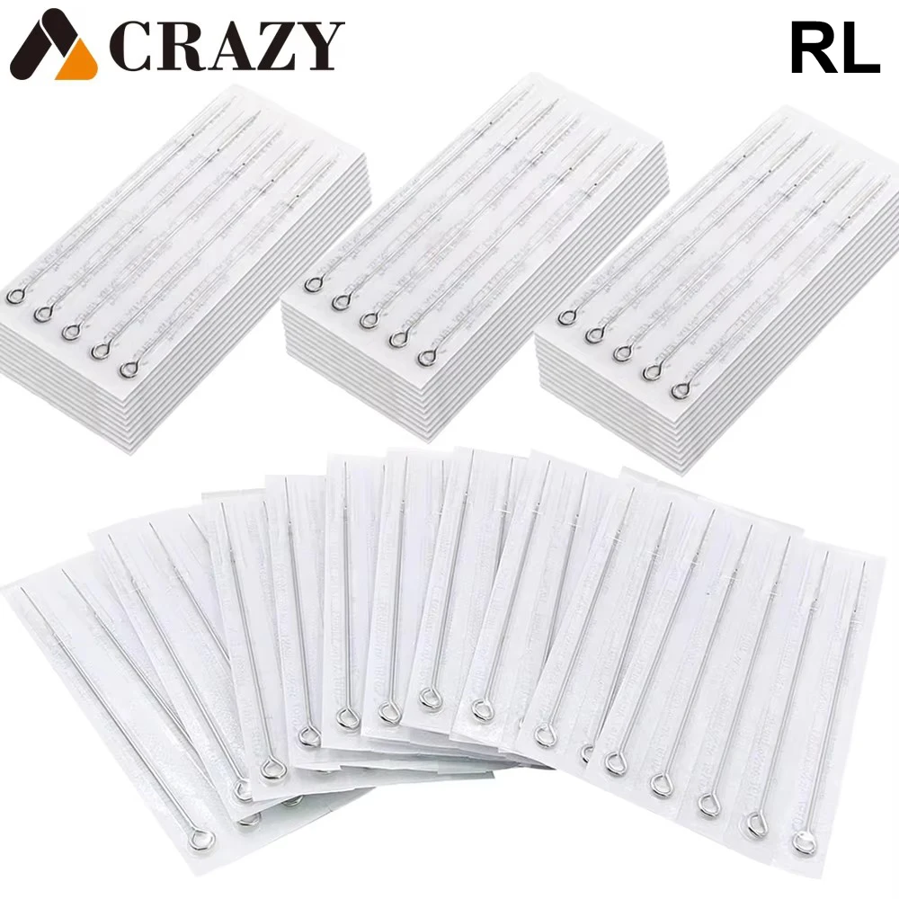 50Pcs RL Tattoo Needles 0.3/0.35MM Standard Sterile Disposable Tatoo Needles for Tattoo Machine Permanent Makeup Supply
50Pcs RL Tattoo Needles 0.3/0.35MM Standard Sterile Disposable Tatoo Needles for Tattoo Machine Permanent Makeup Supply