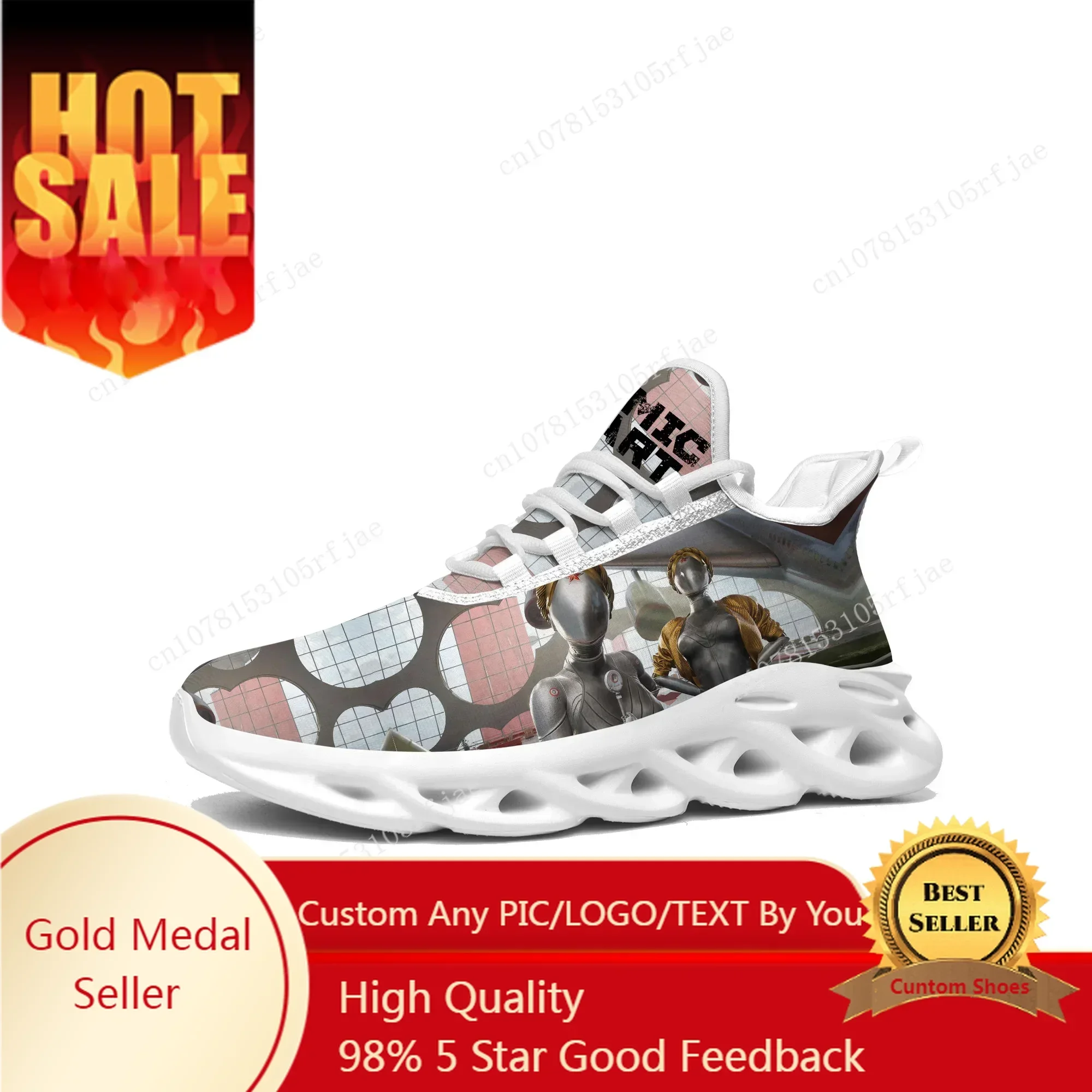 Atomic Heart Sneakers Hot Cartoon Game Mens Womens Fashion Sports Running Shoes Custom Built Lace Up Shoes
Atomic Heart Sneakers Hot Cartoon Game Mens Womens Fashion Sports Running Shoes Custom Built Lace Up Shoes