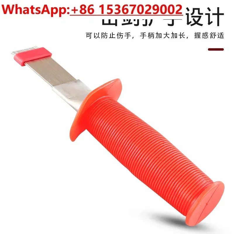 Stainless steel fin comb cleaning air conditioner brush straight row condenser heat dissipation large comb CH-352L(5pcs)
Stainless steel fin comb cleaning air conditioner brush straight row condenser heat dissipation large comb CH-352L(5pcs)