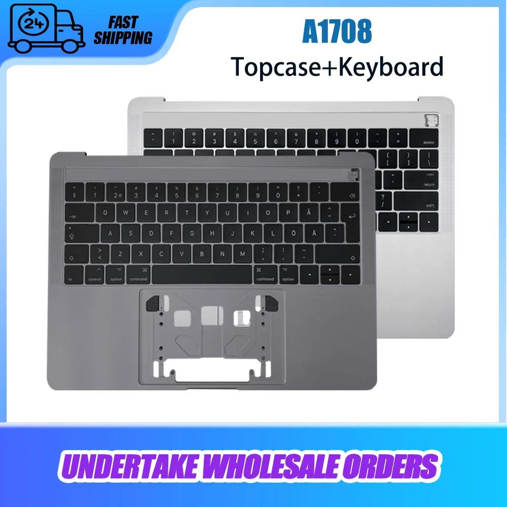 Original A1706 Topcase keybpard For MacBook Pro 13" 2016 2017 Year US UK layout Laptop PalmRest Top Case with Keyboard
Original A1706 Topcase keybpard For MacBook Pro 13" 2016 2017 Year US UK layout Laptop PalmRest Top Case with Keyboard