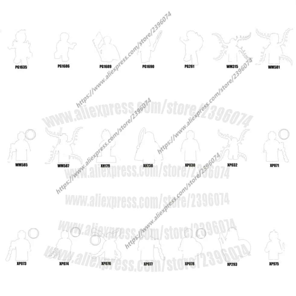 1 шт. фигурки строительные блоки PG261 PG1635 PG1686 PG1689 PG1690 WM315 WM581 WM585 WM587 XH179 XH738 Series-027 подарочные игрушки
1 шт. фигурки строительные блоки PG261 PG1635 PG1686 PG1689 PG1690 WM315 WM581 WM585 WM587 XH179 XH738 Series-027 подарочные игрушки