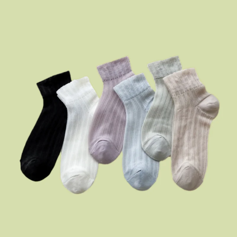 3/6 Pairs 2024 New Women's Summer Socks Breathable Boat Socks Women's Ins Confinement Loose Socks Solid Color Card Stockings
3/6 Pairs 2024 New Women's Summer Socks Breathable Boat Socks Women's Ins Confinement Loose Socks Solid Color Card Stockings