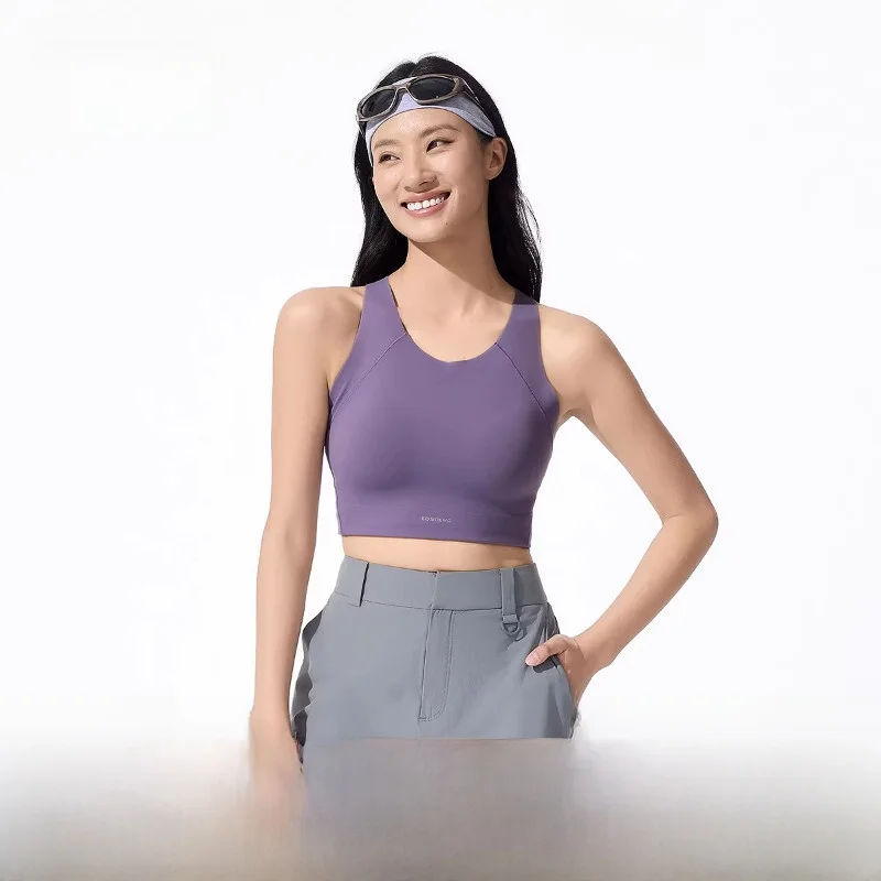 Bosideng 2025 Summer New Women's Sports Bra Top Fitn Training Running Outerwear Polyester Nylon Spandex Vest Tank Top
Bosideng 2025 Summer New Women's Sports Bra Top Fitn Training Running Outerwear Polyester Nylon Spandex Vest Tank Top