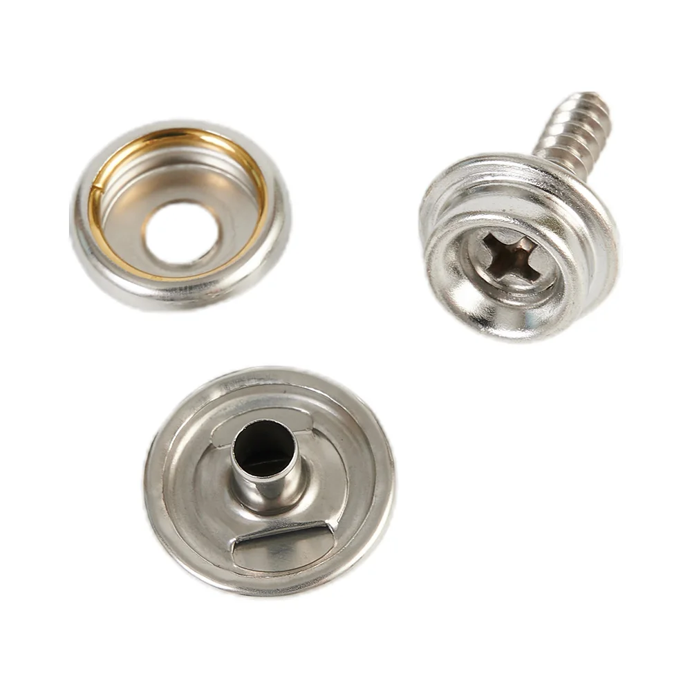 30PCS 15mmStainless Steel Tapping Snap Fastener Kit Tent Marine Yacht Boat Canvas Cover Tools Sockets Buttons Car Accessories
30PCS 15mmStainless Steel Tapping Snap Fastener Kit Tent Marine Yacht Boat Canvas Cover Tools Sockets Buttons Car Accessories