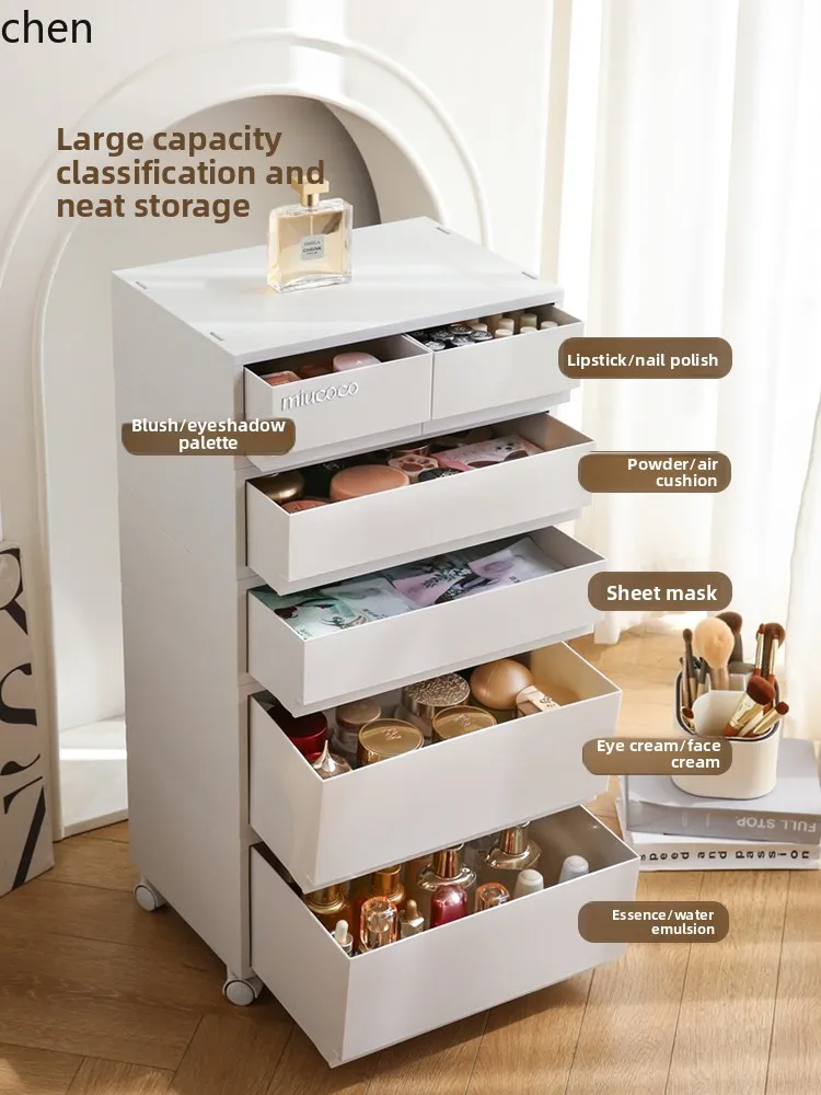 HYS cosmetic storage cabinet - drawer style, mobile organizer
HYS cosmetic storage cabinet - drawer style, mobile organizer