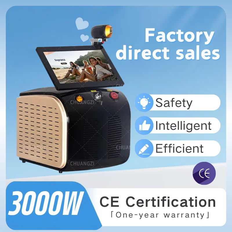 3500 Вт Титановый ледяной платиновый диод 755 808 1064 нм 3 длины волны Лазер Портативный ледяной точечный безболезненный аппарат для постоянной эпиляции 
3500 Вт Титановый ледяной платиновый диод 755 808 1064 нм 3 длины волны Лазер Портативный ледяной точечный безболезненный аппарат для постоянной эпиляции