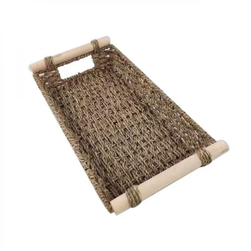 Hot Selling Supermarket Restaurant Food Display Hand-Woven Rectangular Rattan Storage Tray
Hot Selling Supermarket Restaurant Food Display Hand-Woven Rectangular Rattan Storage Tray