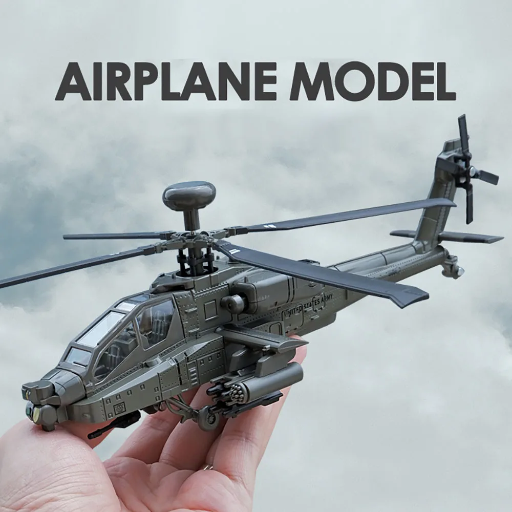 Armed helicopter simulation alloy model airplane model sound and light toy ornament
Armed helicopter simulation alloy model airplane model sound and light toy ornament