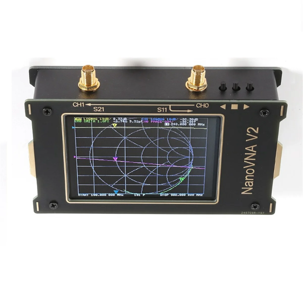Анализатор сети ABWG-Vector NanoVNA-V2 Сетевой анализатор 3,2-дюймовый 50k-3G Антенна Сплит Отладка УФ-диапазон Дуплексер
Анализатор сети ABWG-Vector NanoVNA-V2 Сетевой анализатор 3,2-дюймовый 50k-3G Антенна Сплит Отладка УФ-диапазон Дуплексер