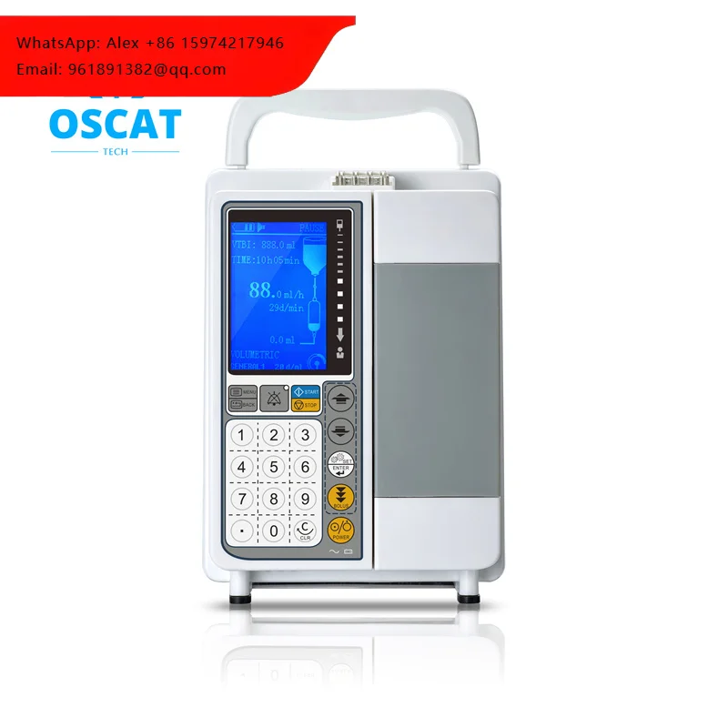 OSCAT Veterinary Equipment EX-710B Portable Intravenous Infusion Pumps Medical Pet's Infusion Drip Veterinary Instrument
OSCAT Veterinary Equipment EX-710B Portable Intravenous Infusion Pumps Medical Pet's Infusion Drip Veterinary Instrument