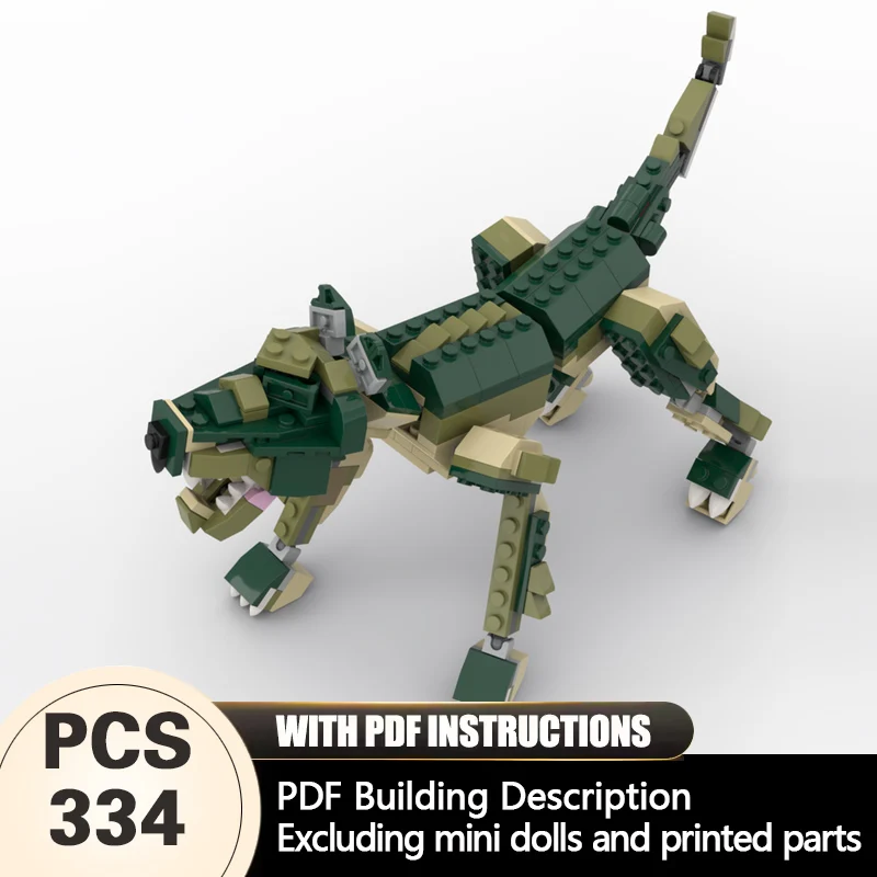 Creators Animal Series Model MOC Building Bricks Green Wolf Modular Technology Gifts Holiday Assemble Children Toys Suit
Creators Animal Series Model MOC Building Bricks Green Wolf Modular Technology Gifts Holiday Assemble Children Toys Suit