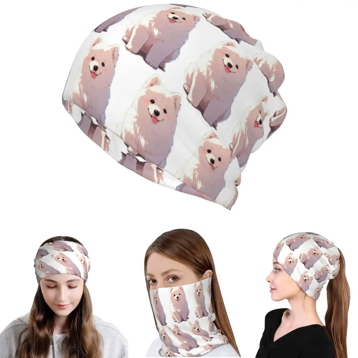 Cartoon Style Cute Samoyed Bandana Neck Gaiter Wrap Scarf Multi-use Headwear Beanies Hat for Men Women Adult Breathable
Cartoon Style Cute Samoyed Bandana Neck Gaiter Wrap Scarf Multi-use Headwear Beanies Hat for Men Women Adult Breathable
