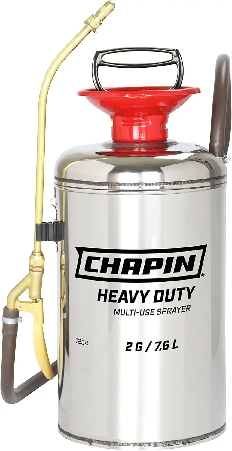 Chapin 1254 2 Gallon Heavy Duty Stainless Steel Tank Multi Use Sprayer for Lawn Home Garden
Chapin 1254 2 Gallon Heavy Duty Stainless Steel Tank Multi Use Sprayer for Lawn Home Garden