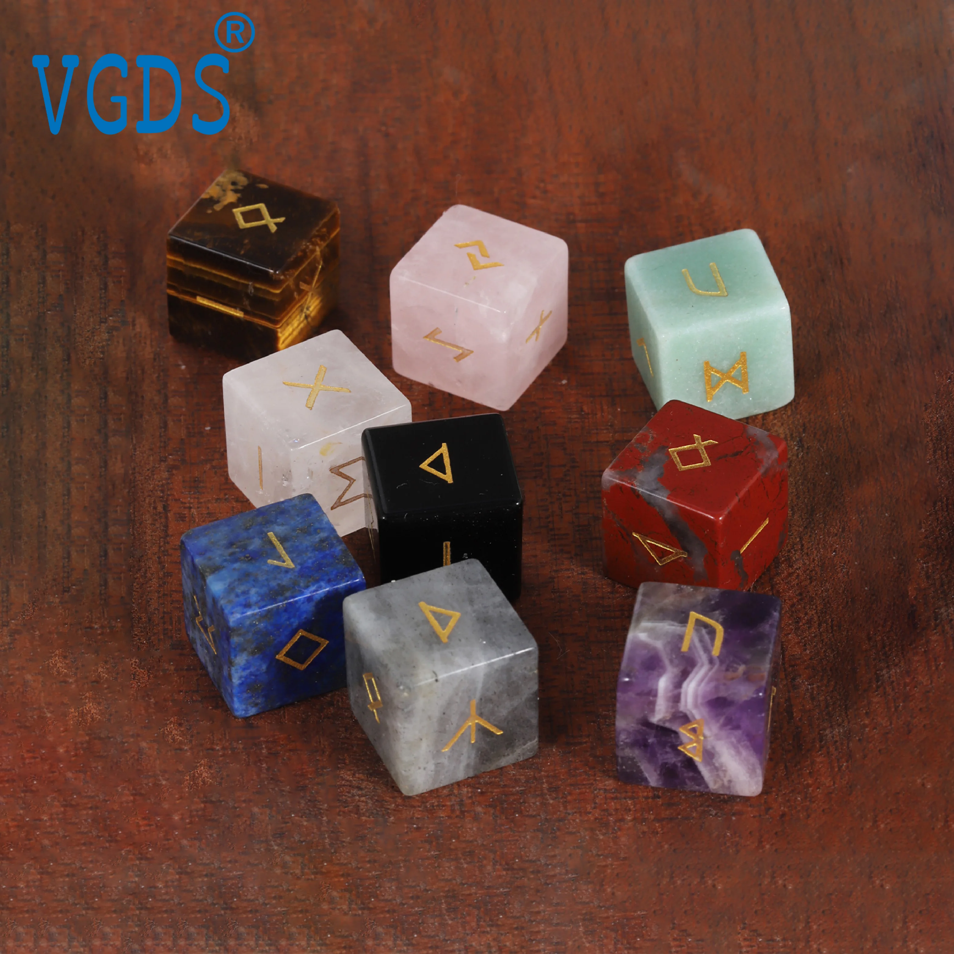Four piece DND Dice Set Natural Gemstone Dice Multicolored Rune Dice Set Polyhedral Dice Suitable For D&D And COC Role Playing
Four piece DND Dice Set Natural Gemstone Dice Multicolored Rune Dice Set Polyhedral Dice Suitable For D&D And COC Role Playing