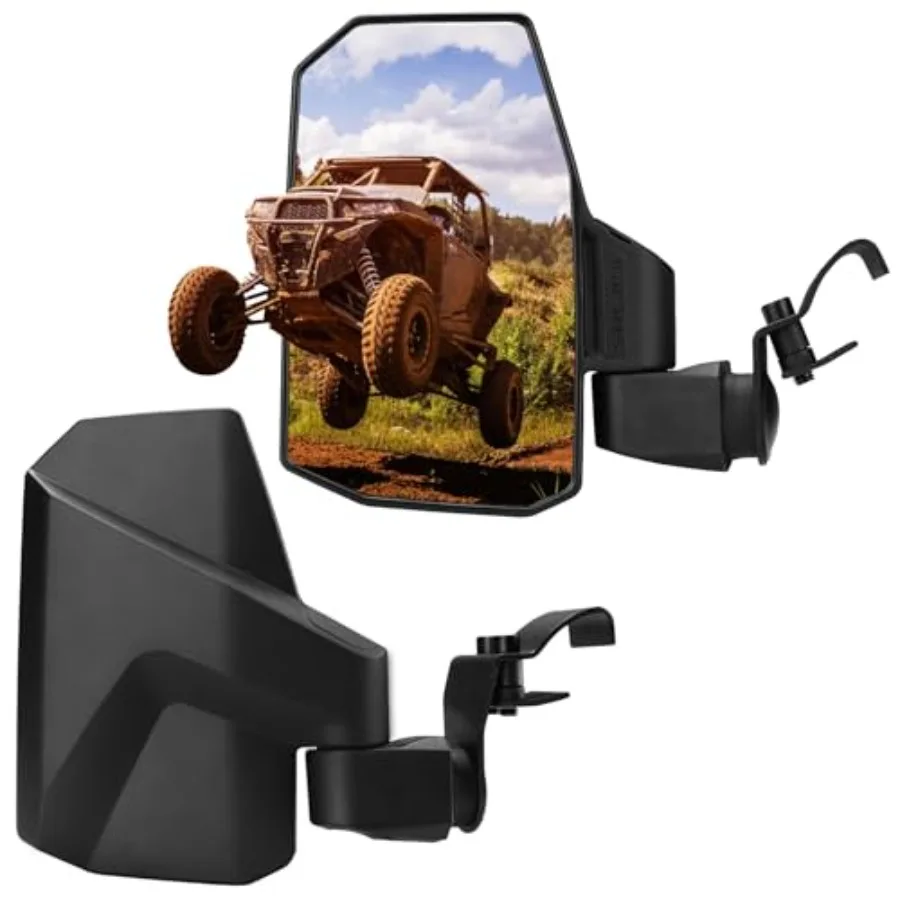 Ranger Side MirrorsThe Spring Back Feature Allows Easy Reset After Fold 2024 New UTV Mirrors Compatible with Polaris Ranger 570
Ranger Side MirrorsThe Spring Back Feature Allows Easy Reset After Fold 2024 New UTV Mirrors Compatible with Polaris Ranger 570