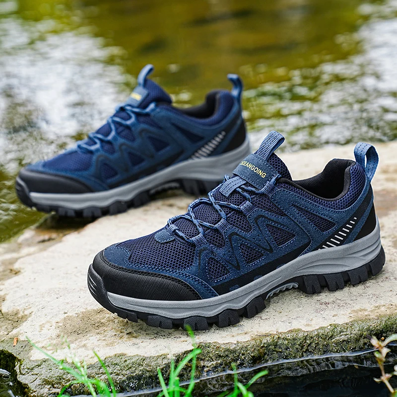 Summer Breathable Men's Comfortable High-Quality Outdoor Mesh Large Size Hiking Shoes Lightweight Comfortable
Summer Breathable Men's Comfortable High-Quality Outdoor Mesh Large Size Hiking Shoes Lightweight Comfortable