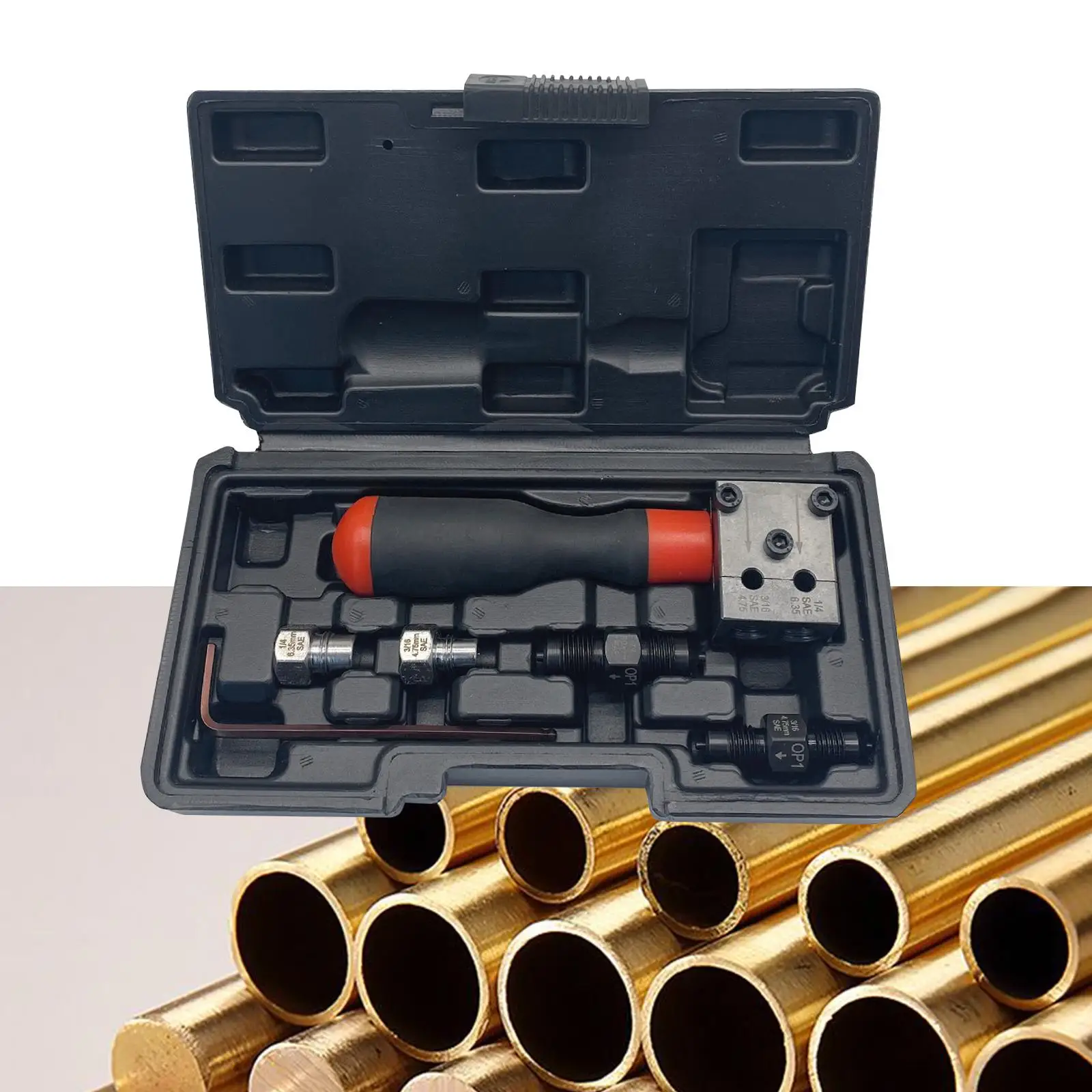 Copper Tube Flaring Tool Wear Resistant Tube Expanders Copper Pipe Reamer Hand Tool Practical for Automotive Truck Supplies
Copper Tube Flaring Tool Wear Resistant Tube Expanders Copper Pipe Reamer Hand Tool Practical for Automotive Truck Supplies