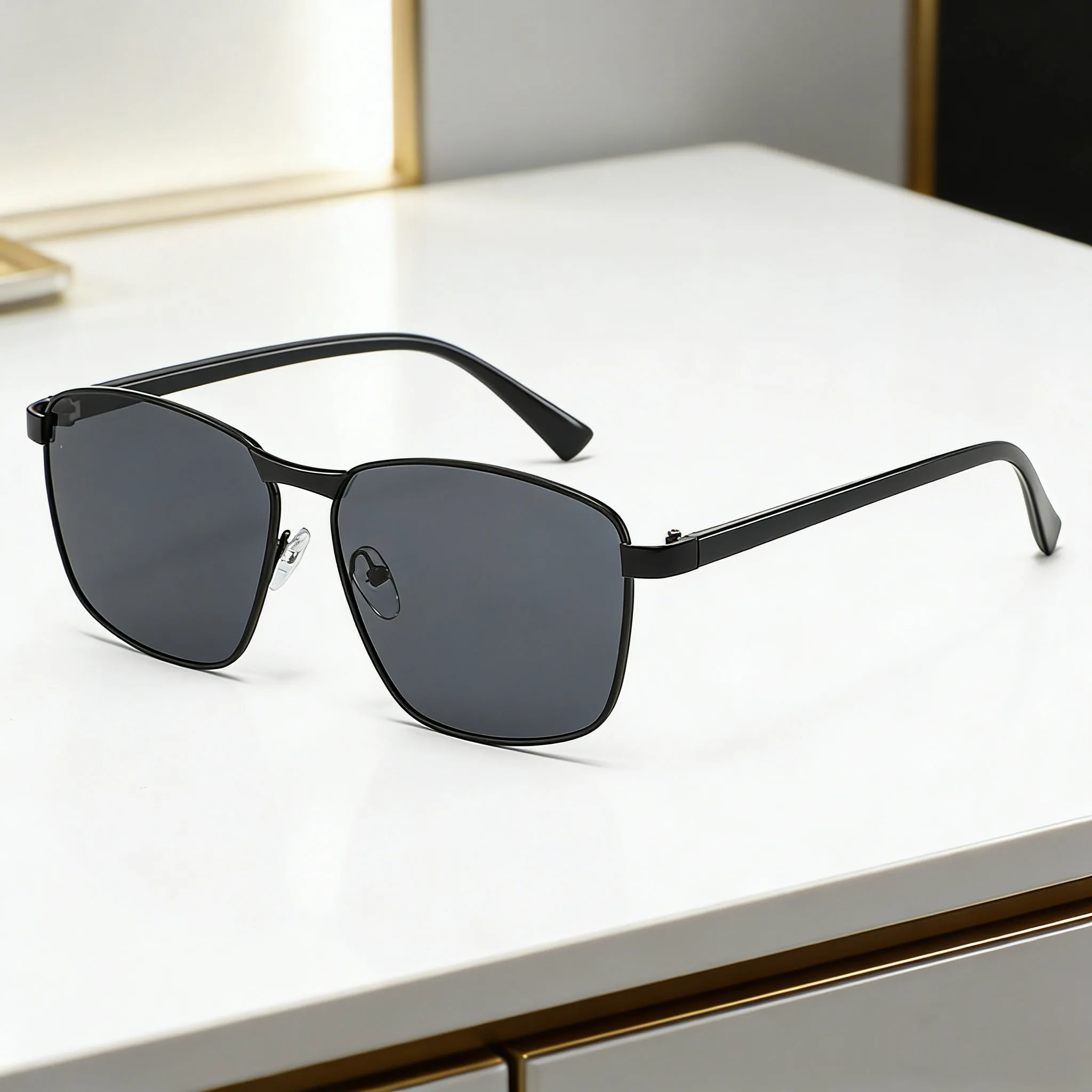 Business Personalized HD Metal Square Frame Men's Sunglasses Retro Outdoor Neutral High Quality UV400 Sunscreen Glasses
Business Personalized HD Metal Square Frame Men's Sunglasses Retro Outdoor Neutral High Quality UV400 Sunscreen Glasses