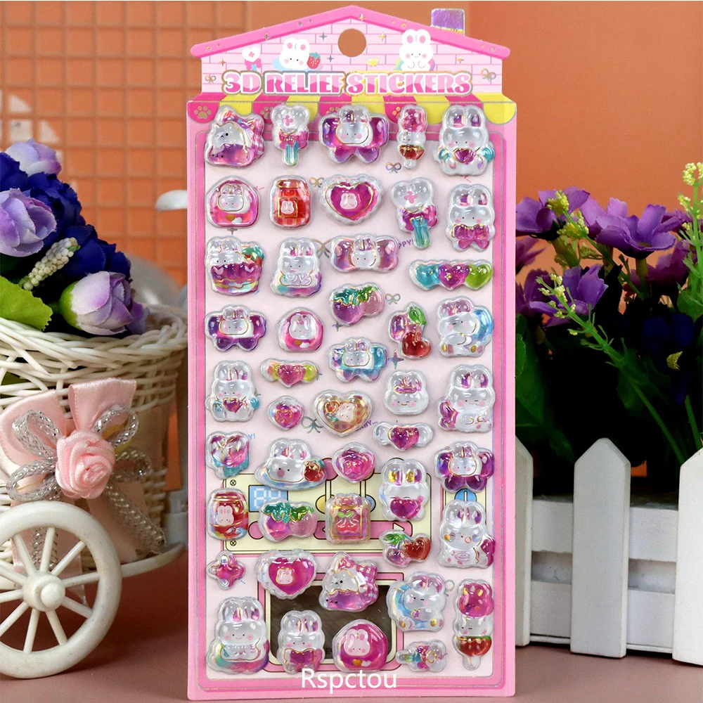 1pcs Kawaii Food Bear Cat Marine Animals Relief Stickers Cute Creative 3D Crystal Decals Fridge Phone Notebook Reward Sticker
1pcs Kawaii Food Bear Cat Marine Animals Relief Stickers Cute Creative 3D Crystal Decals Fridge Phone Notebook Reward Sticker