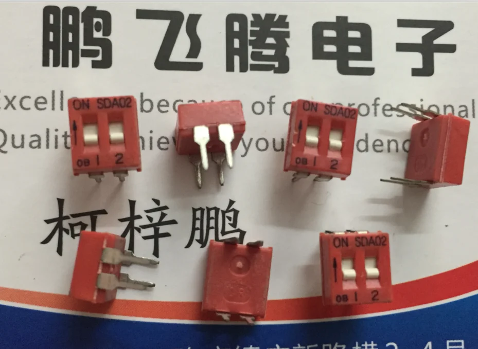 1PCS Original American SDA02H0KD dial code switch 2-bit key type flat dial coding straight plug 2.54 spacing
1PCS Original American SDA02H0KD dial code switch 2-bit key type flat dial coding straight plug 2.54 spacing