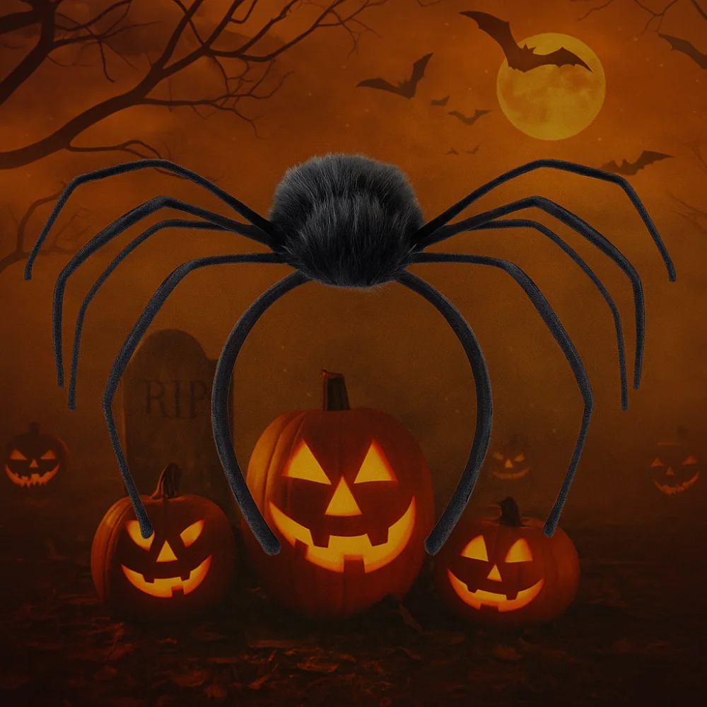 Long-legged Spider Halloween Spider Headband Headwear Non-slip Women Hair Hoop Party Decoration Photo Props Halloween Hairbands
Long-legged Spider Halloween Spider Headband Headwear Non-slip Women Hair Hoop Party Decoration Photo Props Halloween Hairbands