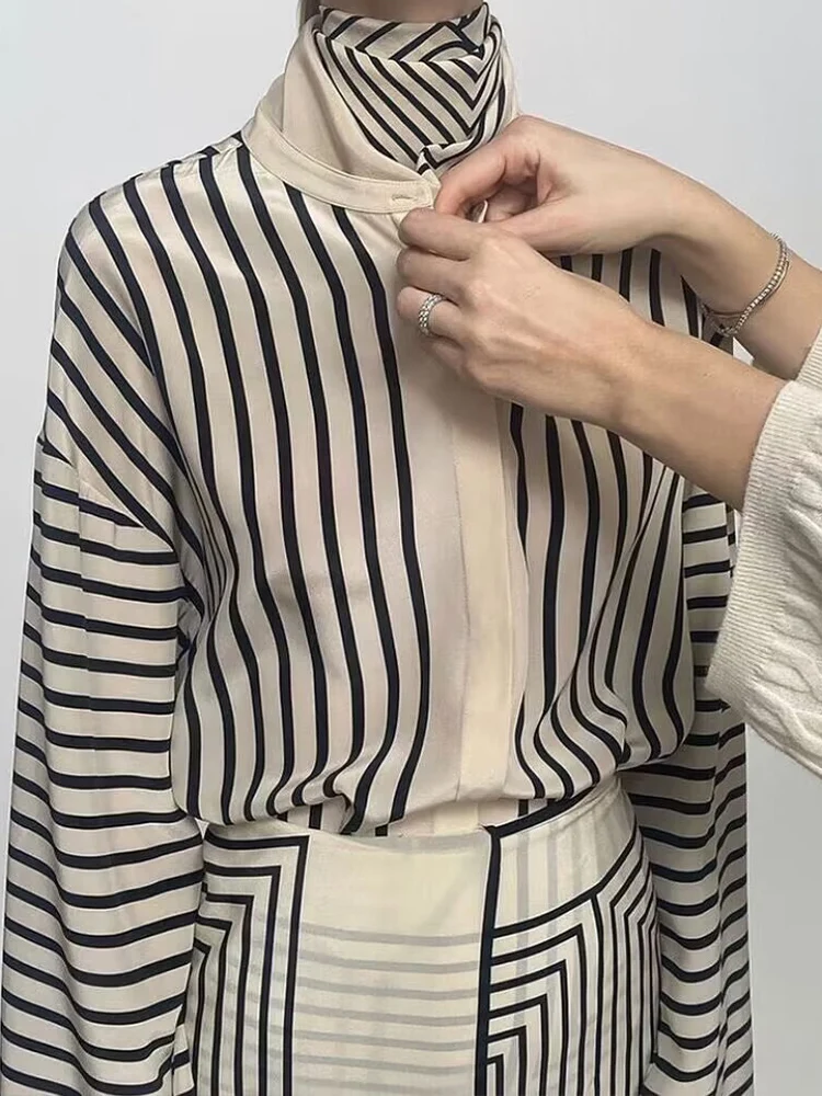 New autumn women's clothing European and American style French design sense fashionable versatile casual style positioning print
New autumn women's clothing European and American style French design sense fashionable versatile casual style positioning print