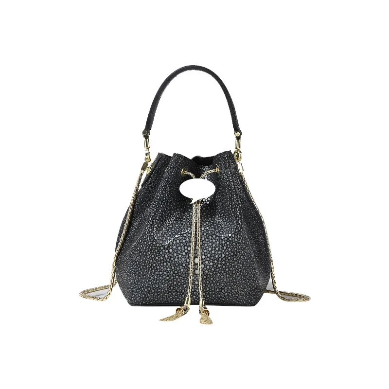 Trendy Women's Bucket Bag Genuine Leather Large Capacity Shoulder Bag Commuter Work Tote Purse with Pearl Decor Fashion Handbag
Trendy Women's Bucket Bag Genuine Leather Large Capacity Shoulder Bag Commuter Work Tote Purse with Pearl Decor Fashion Handbag
