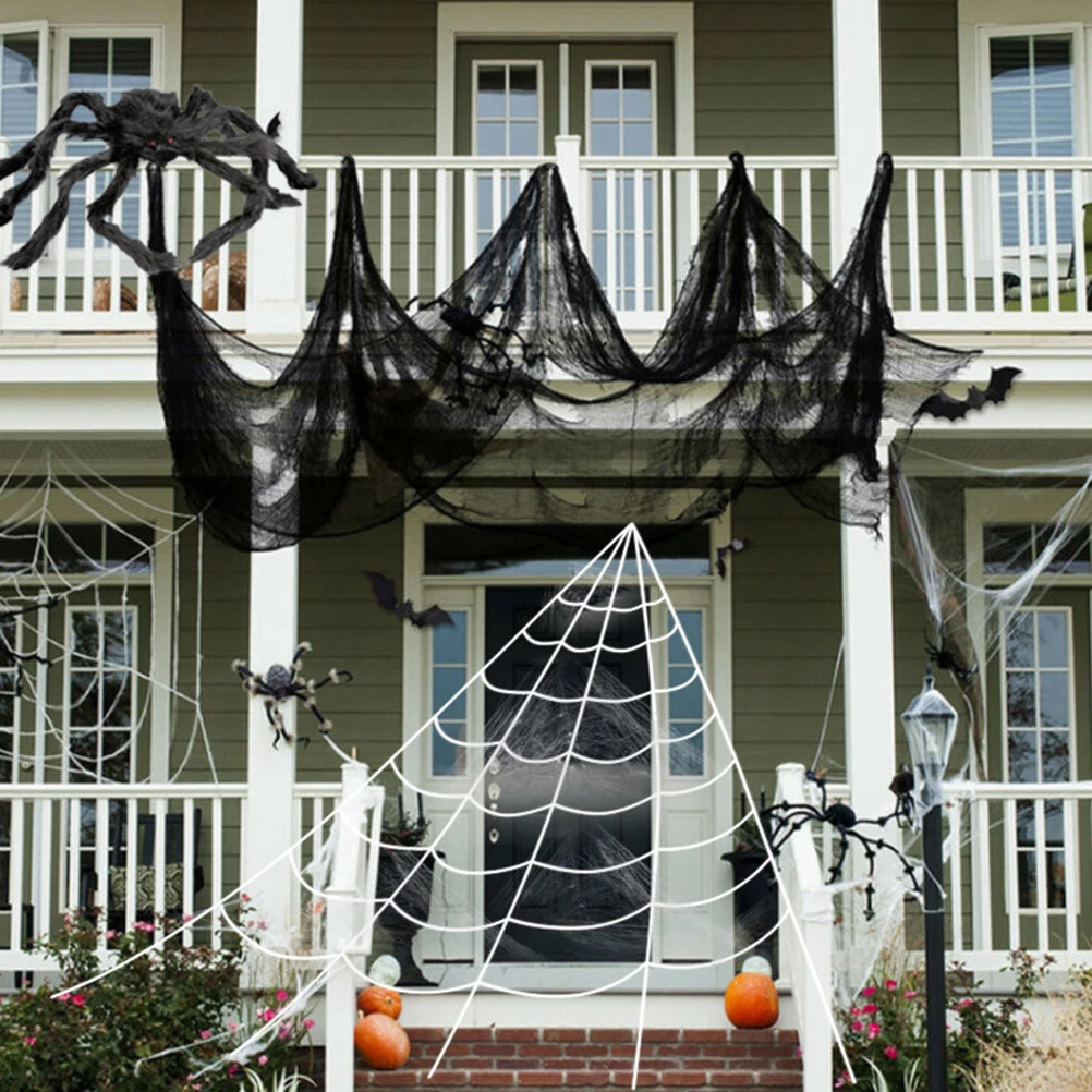 Halloween Creepy Cloth Black Mesh Gauze for Indoor Outdoor Decor Scary Atmosphere Party SuppliesHaunted House Garden Decoration
Halloween Creepy Cloth Black Mesh Gauze for Indoor Outdoor Decor Scary Atmosphere Party SuppliesHaunted House Garden Decoration