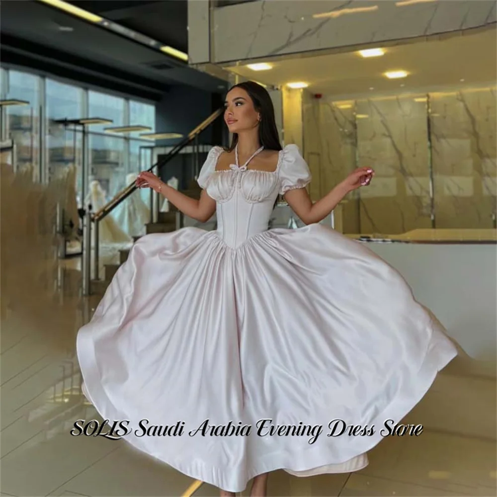 SOLIS Ivory Evening Gown Square Neck Prom Dress Off the Shoulder Wedding Evening Dress A Line robes de soirée Satin Customized
SOLIS Ivory Evening Gown Square Neck Prom Dress Off the Shoulder Wedding Evening Dress A Line robes de soirée Satin Customized