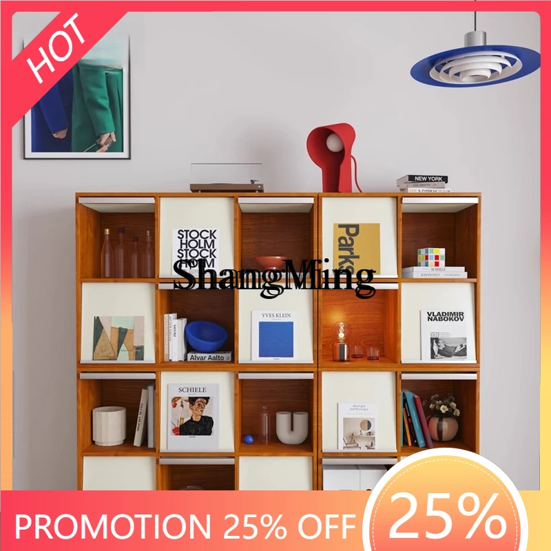 FGgood-looking Vintage Style Bookshelf Combination Simple Magazine Bedroom Grid Storage Floor Cabinet
FGgood-looking Vintage Style Bookshelf Combination Simple Magazine Bedroom Grid Storage Floor Cabinet