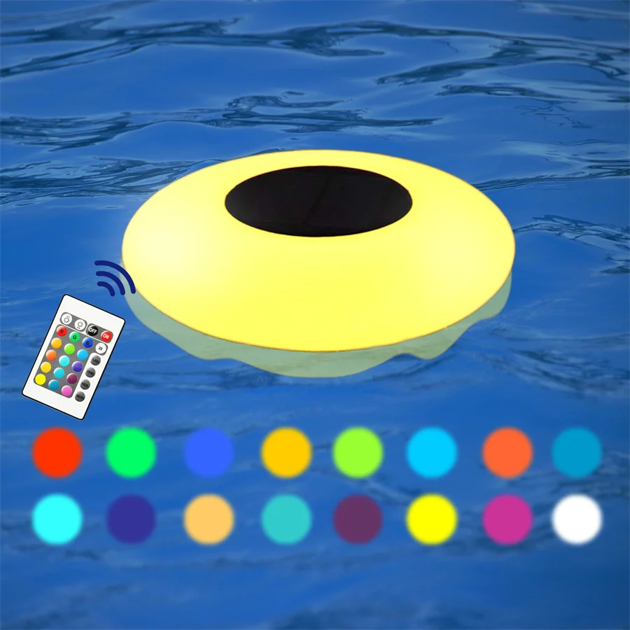 IP68 Waterproof RGB Color Changing Solar Powered Swimming Pool Light Solar Floating Light Floating Pool Lights Solar Pond Light
IP68 Waterproof RGB Color Changing Solar Powered Swimming Pool Light Solar Floating Light Floating Pool Lights Solar Pond Light