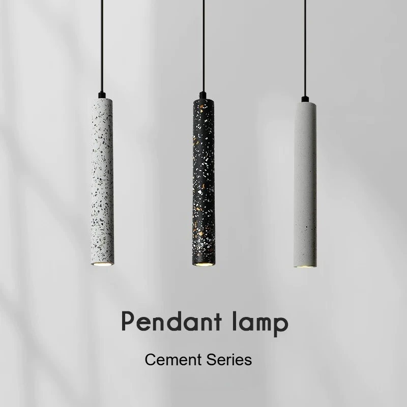 Postmodern Industrial Long Tube Terrazzo Cement Led Pendant Lights For Bar Cafe Loft Kitchen Art Deco Retro Hanging Lamp Fixture
Postmodern Industrial Long Tube Terrazzo Cement Led Pendant Lights For Bar Cafe Loft Kitchen Art Deco Retro Hanging Lamp Fixture