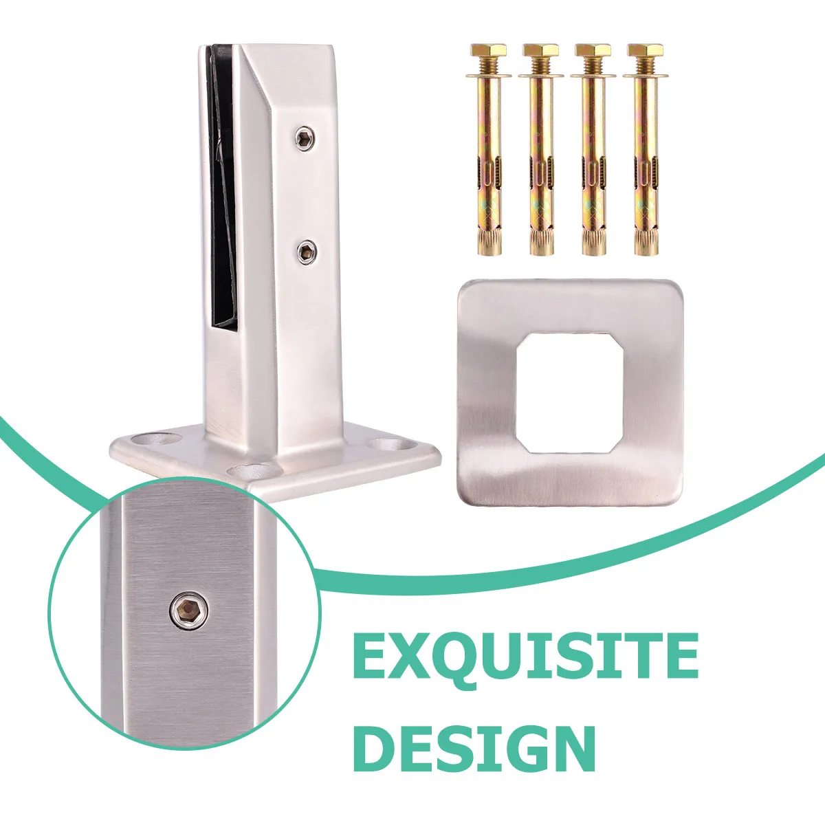 Stainless Steel Glass Clamp Bracket Fixing Tool Durable Practical Easy to Use Glass Holder Supporter Building Construction
Stainless Steel Glass Clamp Bracket Fixing Tool Durable Practical Easy to Use Glass Holder Supporter Building Construction