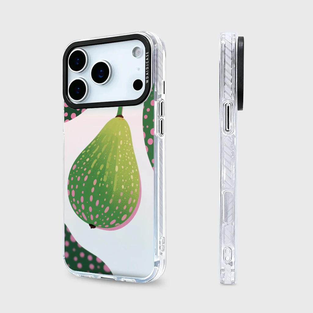 Stylized Green Fig with Pink Dots Anti Yellow Shockproof Clear Phone Case for iPhone 13 14 15 16 17 Slim Fit Protective Cover
Stylized Green Fig with Pink Dots Anti Yellow Shockproof Clear Phone Case for iPhone 13 14 15 16 17 Slim Fit Protective Cover
