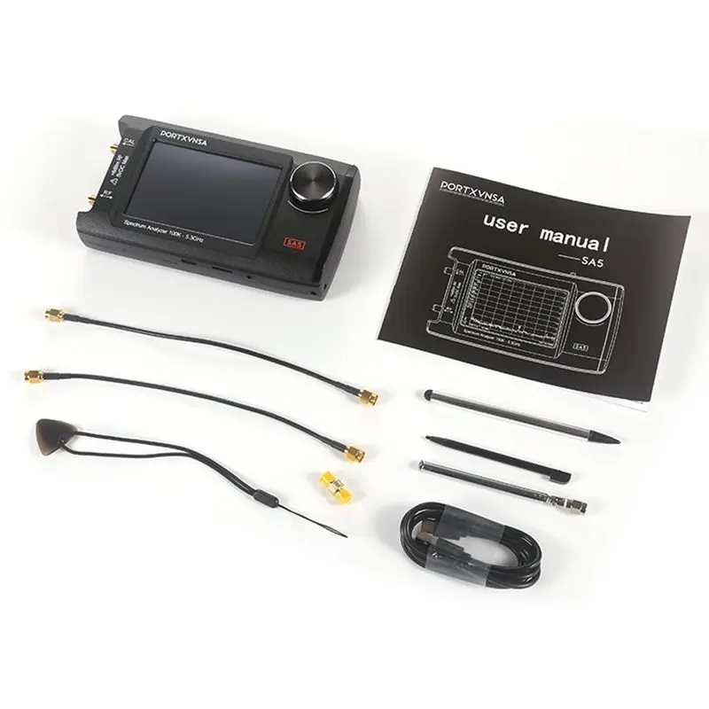 B03C-Handheld Spectrum Analyzer 2-In-1 Signal Generator 100K-5.3Ghz With 4Inch Touch Display And 32GB Card
B03C-Handheld Spectrum Analyzer 2-In-1 Signal Generator 100K-5.3Ghz With 4Inch Touch Display And 32GB Card