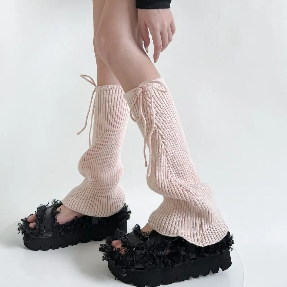 Fashion Lace Up Bowknot Leg Cover Y2K Sweet Knitted Foot Cover Harajuku Style Breathable Knee High Girls Socks Streetwear
Fashion Lace Up Bowknot Leg Cover Y2K Sweet Knitted Foot Cover Harajuku Style Breathable Knee High Girls Socks Streetwear