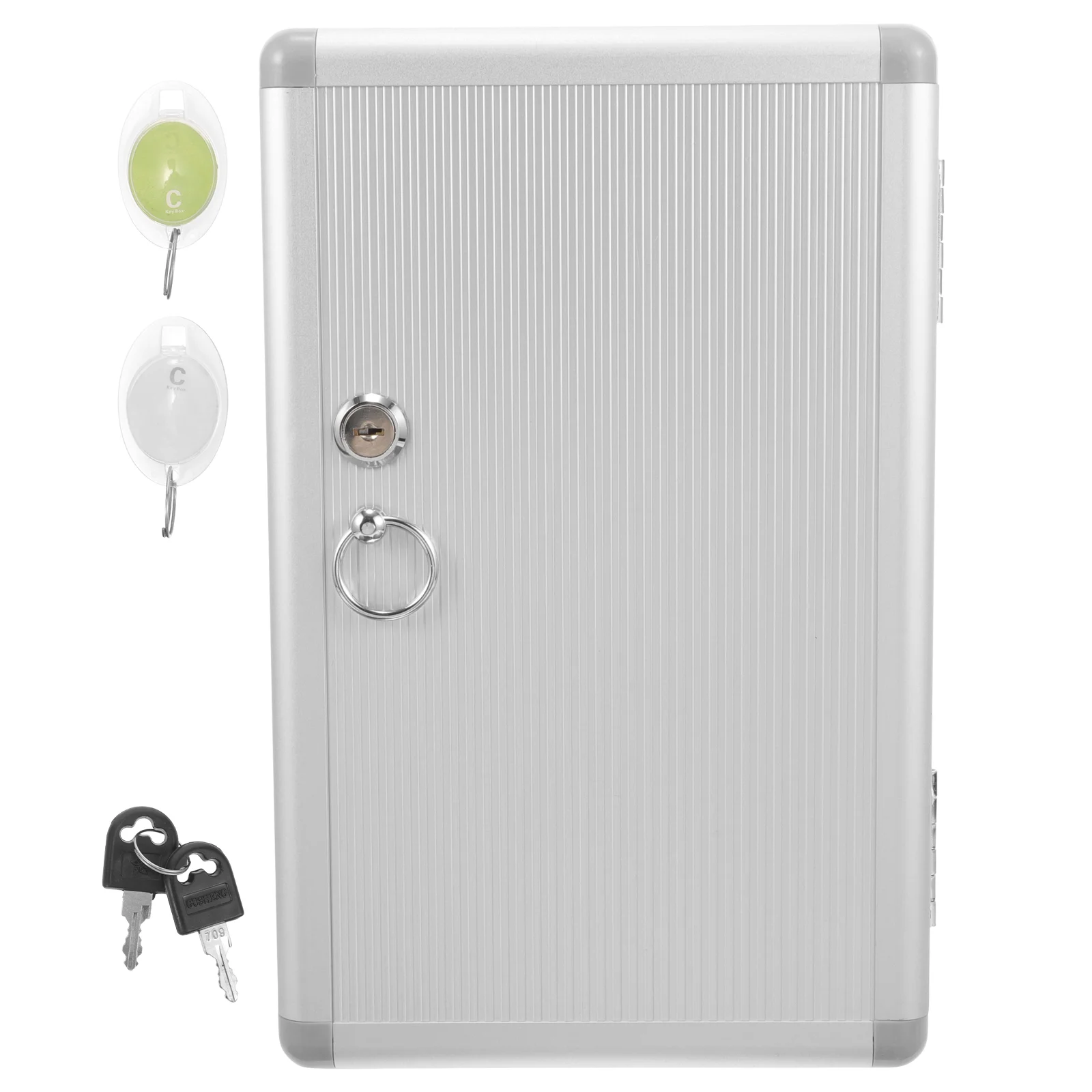 Drawer Key Box Keys Organizer Case Aluminum Alloy Safe Wall Mounted Silver Holder for Office
Drawer Key Box Keys Organizer Case Aluminum Alloy Safe Wall Mounted Silver Holder for Office