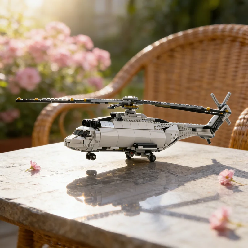 Конструктор MOC Mi-6: Грузовой вертолет для аэропорта, 731 деталь. Креативный подарок, коллекционный декор для детей и взрослых. Премиум-класс.
Конструктор MOC Mi-6: Грузовой вертолет для аэропорта, 731 деталь. Креативный подарок, коллекционный декор для детей и взрослых. Премиум-класс.