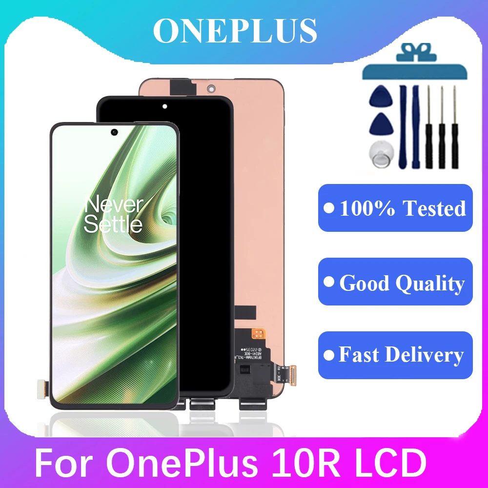 6.7 inch Original AMOLED Screen For OnePlus 10R LCD CPH2411 Display Touch Screen Digitizer Panel Assembly For OnePlus 10R LCD
6.7 inch Original AMOLED Screen For OnePlus 10R LCD CPH2411 Display Touch Screen Digitizer Panel Assembly For OnePlus 10R LCD