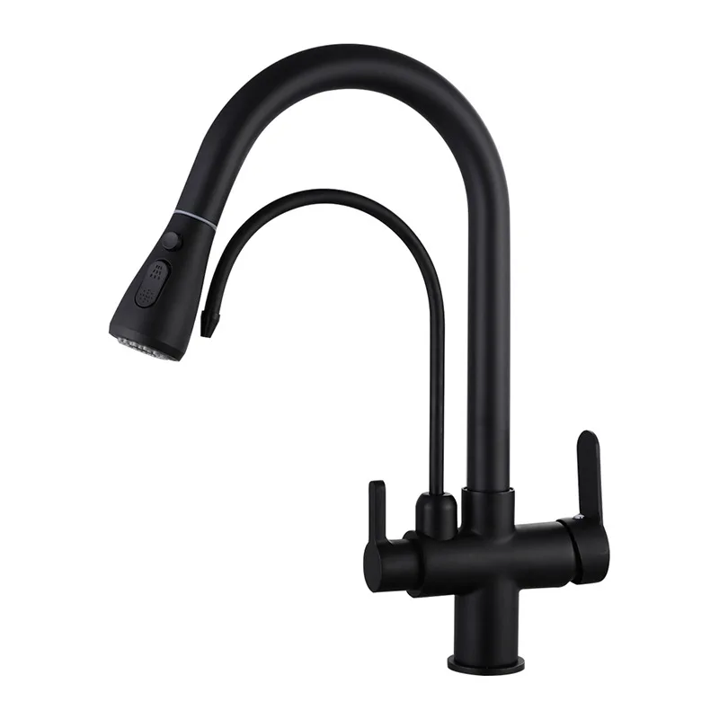 High Arc Filter Kitchen Faucet with Drinking Water Faucet Pull Out Sink Mixer Tap
High Arc Filter Kitchen Faucet with Drinking Water Faucet Pull Out Sink Mixer Tap