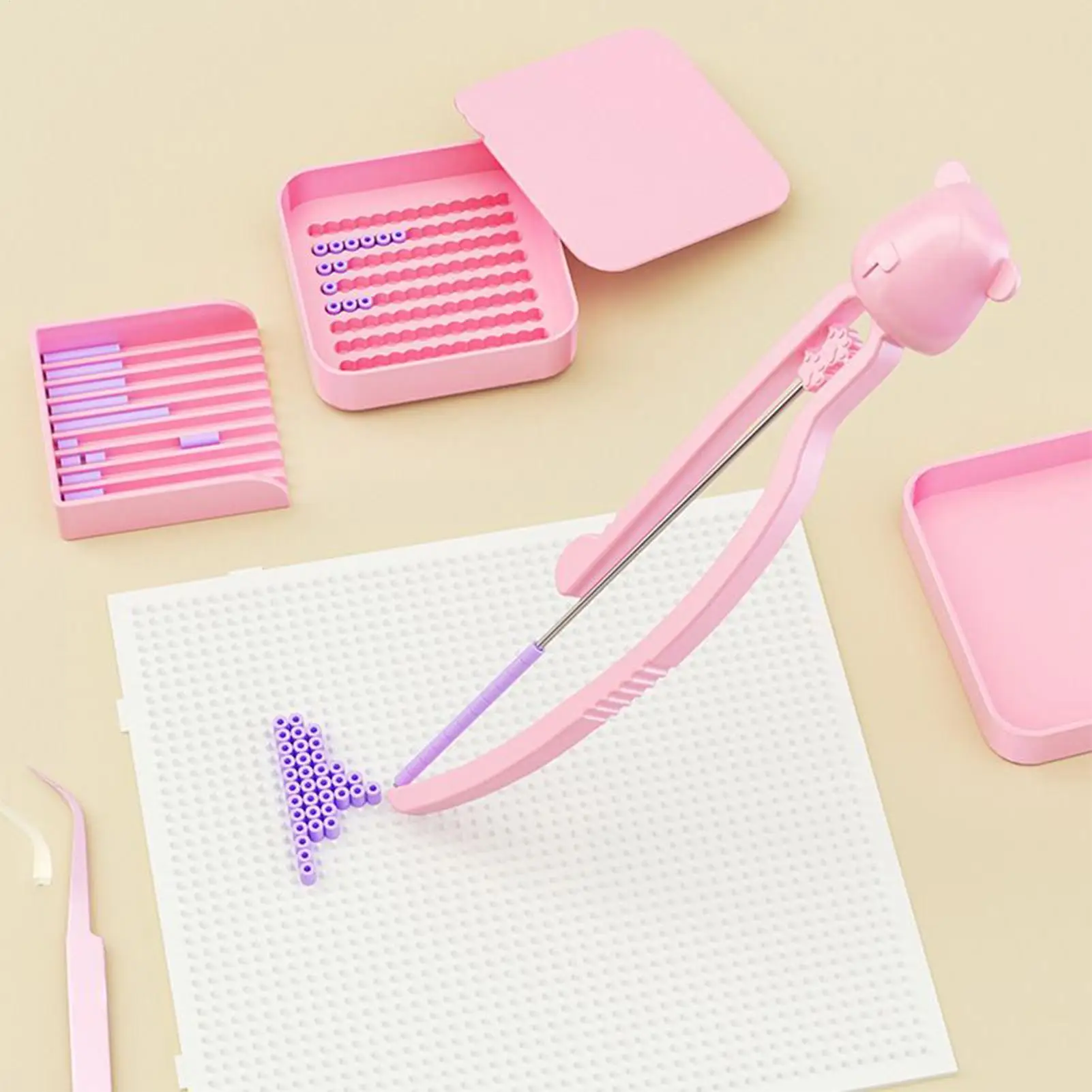 Perler Bead Tool Fuse Bead Kit DIY Handmade Fuse Beads Picking Tray Kit Plastic Beads Efficient Padding Fuse Bead Single Needle
Perler Bead Tool Fuse Bead Kit DIY Handmade Fuse Beads Picking Tray Kit Plastic Beads Efficient Padding Fuse Bead Single Needle