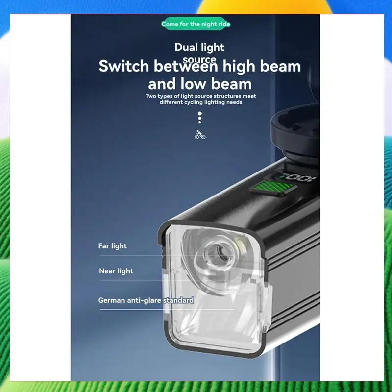 Cycling Lights Bicycle Headlights With High And Low Switch 800 Lumens USB-C Charging For Cyclists And Commuters-ABPS
Cycling Lights Bicycle Headlights With High And Low Switch 800 Lumens USB-C Charging For Cyclists And Commuters-ABPS