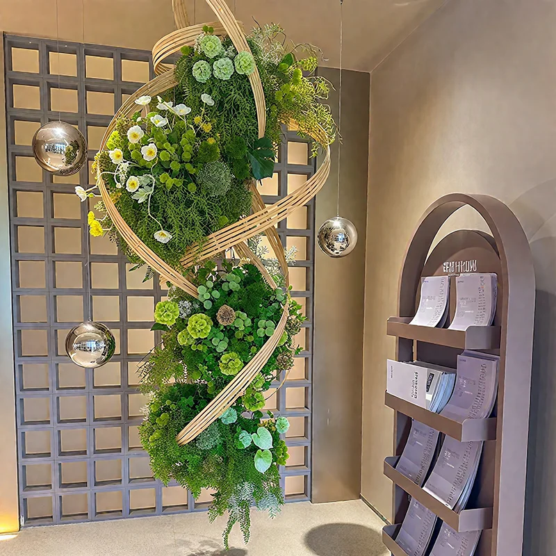 Artificial green plants Large hanging hanging flower landscape Indoor hotel restaurant Bionic fake plants
Artificial green plants Large hanging hanging flower landscape Indoor hotel restaurant Bionic fake plants