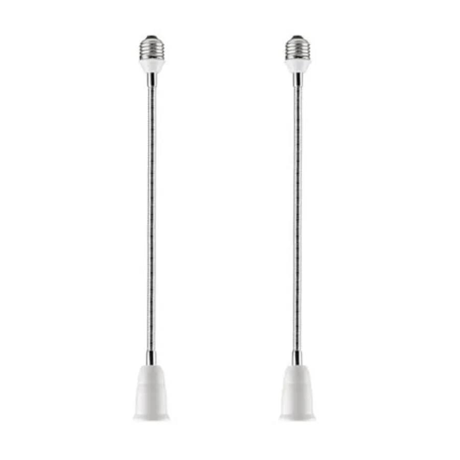 E26/E27 Light Socket Extender Adapter, 60cm/24 inch Light Bulb Extension, E26 to E26 Socket Extender, Bendable Flexible Goosene
E26/E27 Light Socket Extender Adapter, 60cm/24 inch Light Bulb Extension, E26 to E26 Socket Extender, Bendable Flexible Goosene